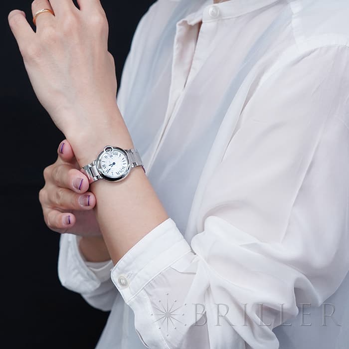 新品)CARTIER カルティエ バロンブルー SM W69010Z4（商品ID