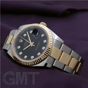 ROLEX ロレックス デイトジャスト 41 126333G ブラック オイスターブレスレット メイン
