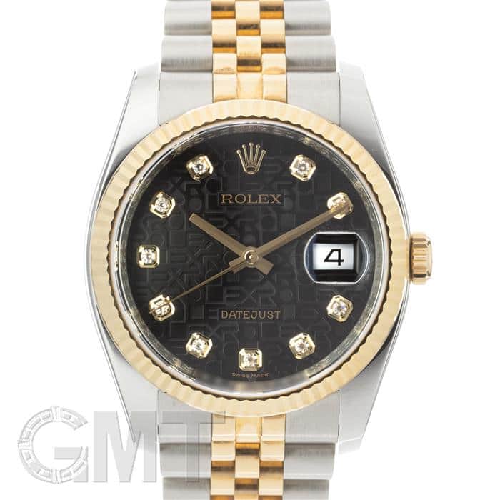 中古)ROLEX ロレックス デイトジャスト 116233G ブラック