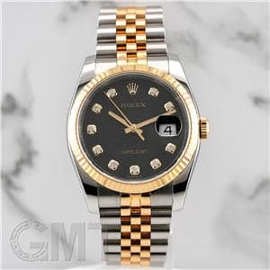 ROLEX ロレックス デイトジャスト 116233G ブラック コンピューター【一部保護シール付き】 メイン
