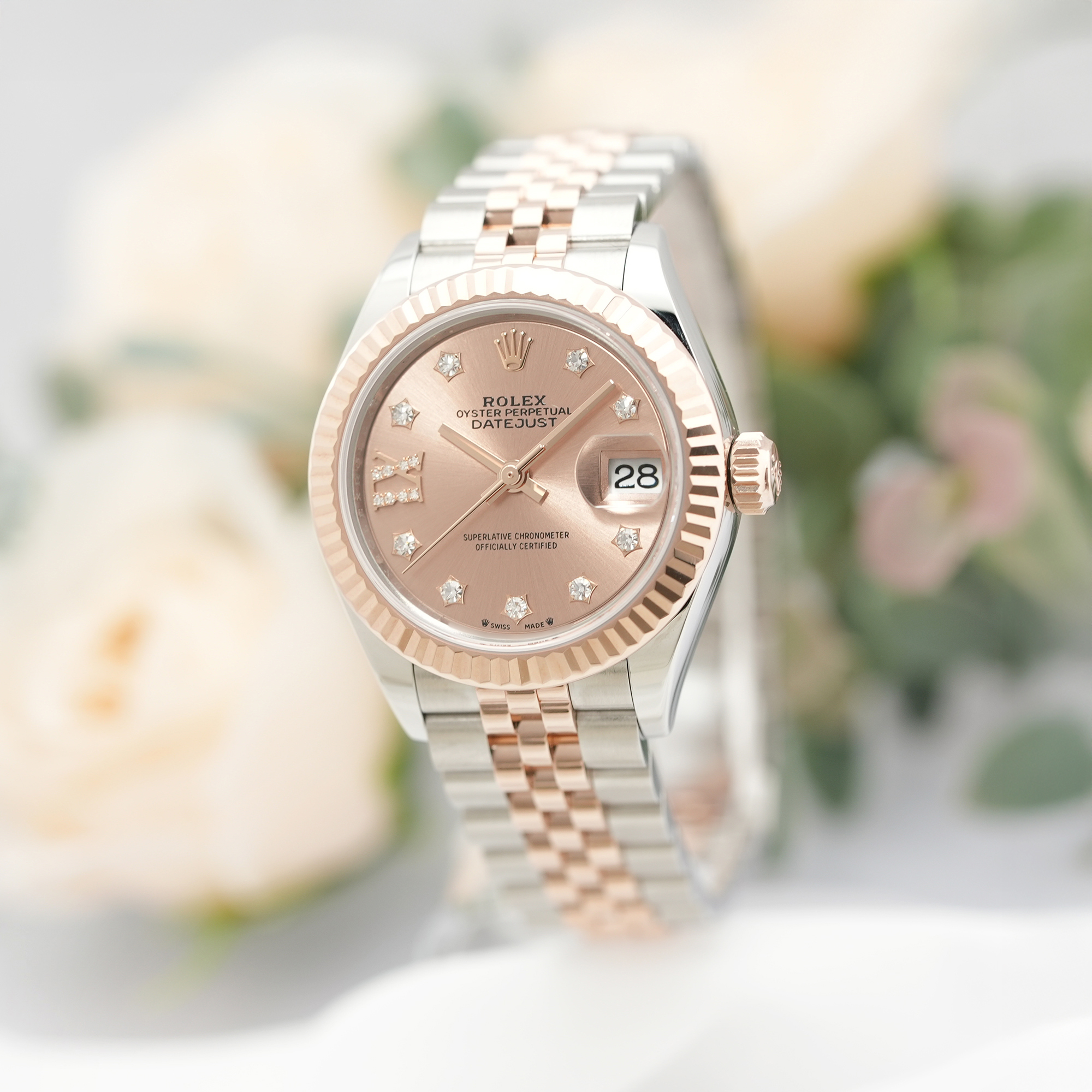 中古)ROLEX ロレックス デイトジャスト 28 279171G ロゼ スター IX 