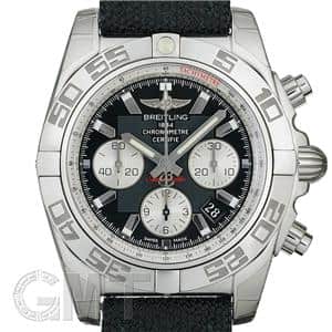 BREITLING ブライトリング クロノマット 44 A011B67MBA オニキス ブラック ミリタリーストラップ メイン