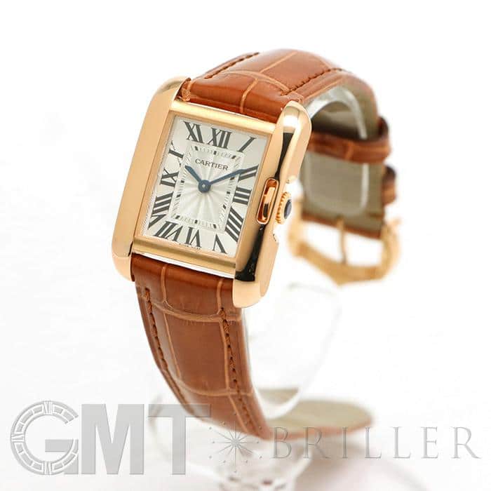 中古)CARTIER カルティエ タンク アングレーズSM W5310027 ピンク