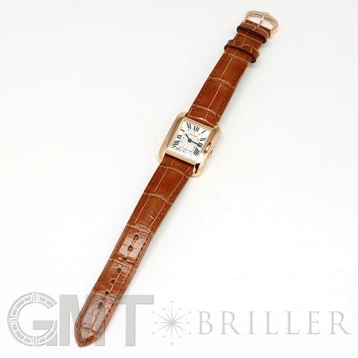中古)CARTIER カルティエ タンク アングレーズSM W5310027 ピンク