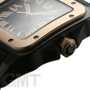 CARTIER カルティエ サントス 100 LM ADLCコーティング ピンクゴールドベゼル W2020009 メイン