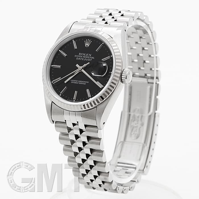 中古)ROLEX ロレックス デイトジャスト 16234 ブラック（商品ID