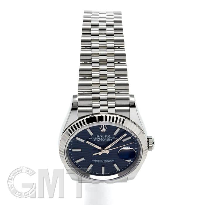 中古)ROLEX ロレックス デイトジャスト 36 126234 ブルーフルーテッド