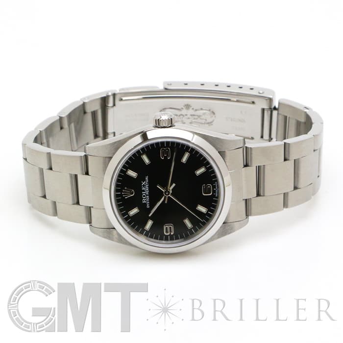 中古)ROLEX ロレックス オイスターパーペチュアル 77080 ブラック369 A