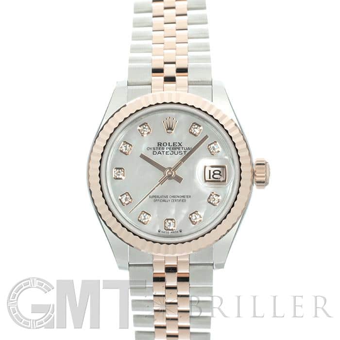 中古)ROLEX ロレックス デイトジャスト 279171NG ホワイトシェル 10P