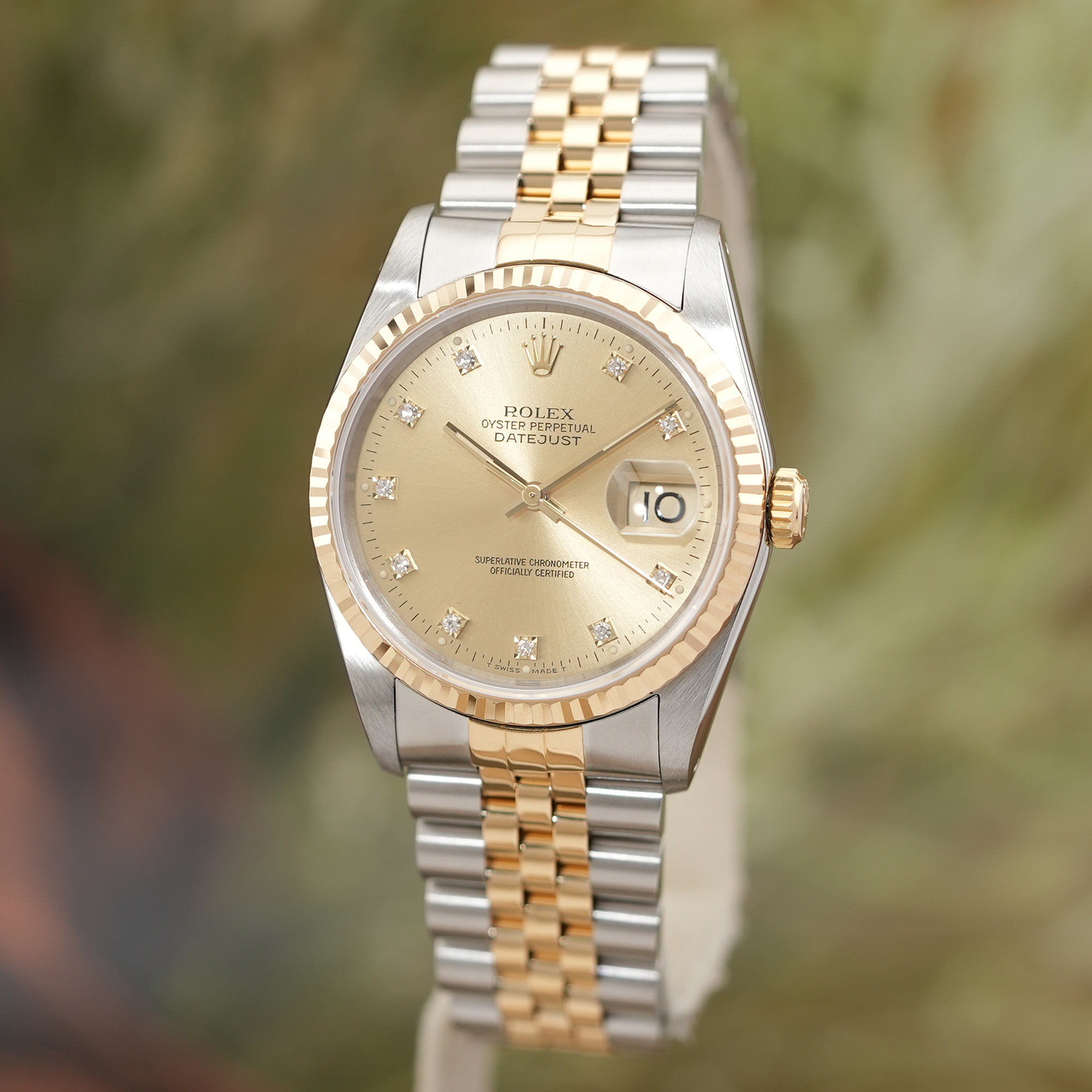 ROLEX ロレックス ベージュ 外箱 Mサイズ2個、Sサイズ1個 中古)ROLEX ロレックス デイトジャスト 16233G シャンパン（商品ID