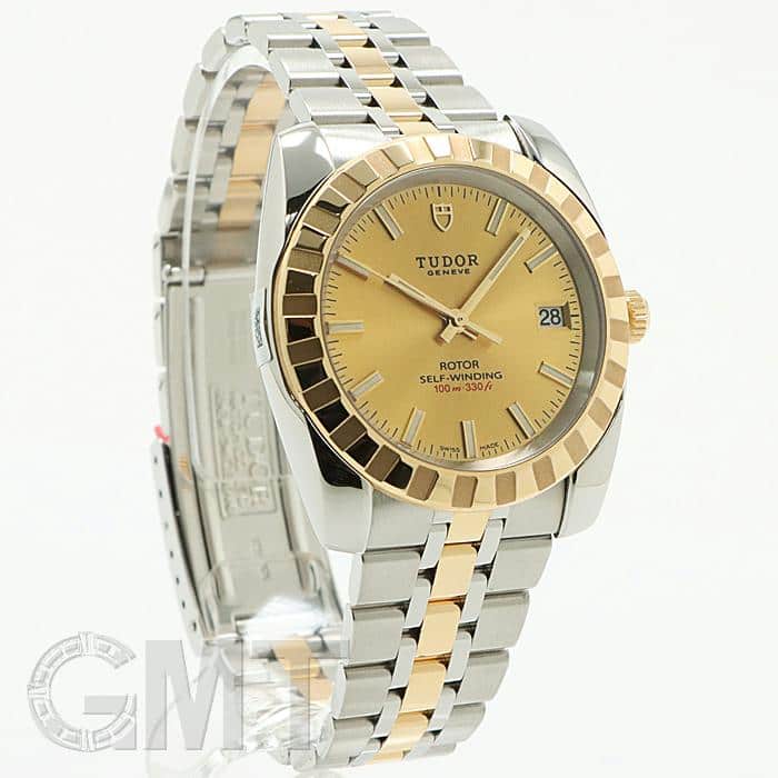 新品)TUDOR チューダー クラシックデイト38 M21013 シャンパン（商品ID