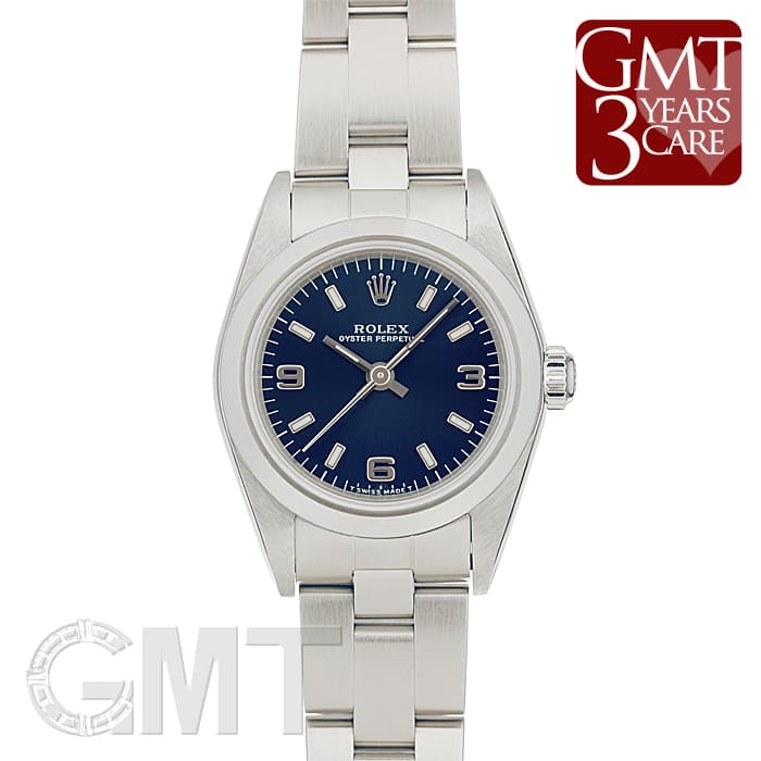 中古)ROLEX ロレックス オイスターパーペチュアル 76080 ブルー