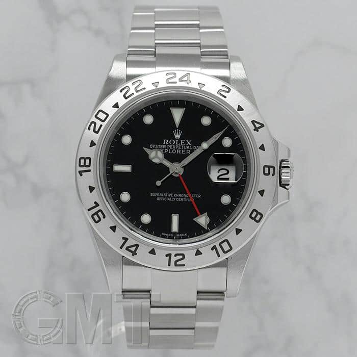 中古)ROLEX ロレックス エクスプローラー II 16570 ブラック（商品ID