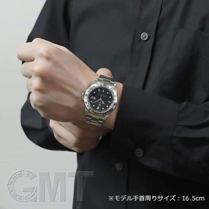 中古)ROLEX ロレックス エクスプローラー II 16570 ブラック（商品ID