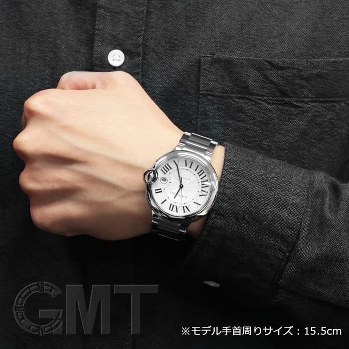 新品)CARTIER カルティエ バロンブルー LM W69012Z4（商品ID