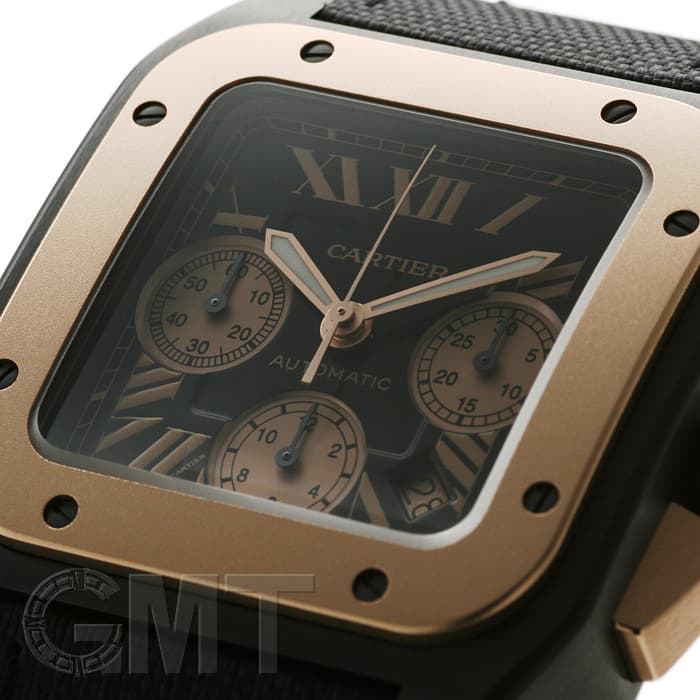 新品)CARTIER カルティエ サントス 100 XL クロノグラフ ADLC