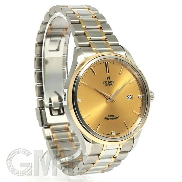 新品)TUDOR チューダー スタイル シャンパン 41mm 3Pダイヤ 12703