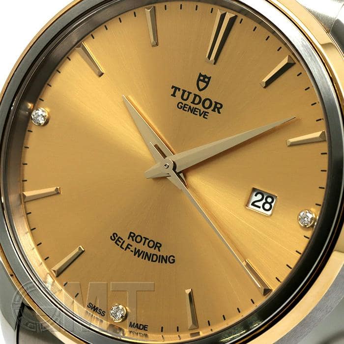 新品)TUDOR チューダー スタイル シャンパン 41mm 3Pダイヤ 12703