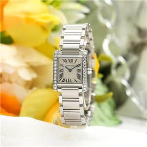 新品)CARTIER カルティエ タンク フランセーズ SM W4TA0008