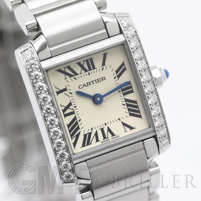 新品)CARTIER カルティエ タンク フランセーズ SM W4TA0008