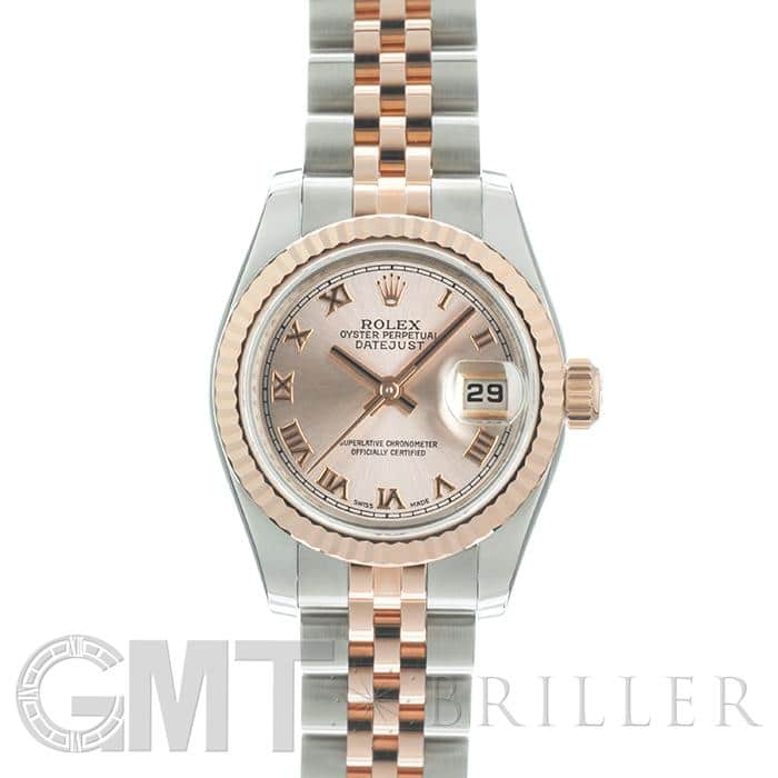 中古)ROLEX ロレックス デイトジャスト 179171 ピンク ローマ（商品ID 