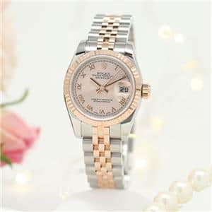 ROLEX ロレックス デイトジャスト 179171 ピンク ローマ メイン