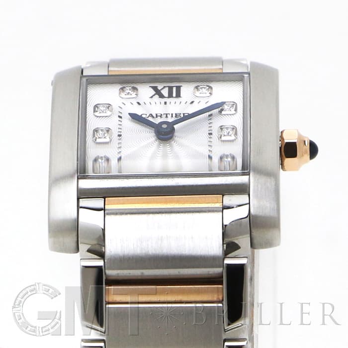 カルティエ ホワイトダイヤル タンクフランセーズ WE110004 新品)CARTIER カルティエ タンク フランセーズ SM WE110004