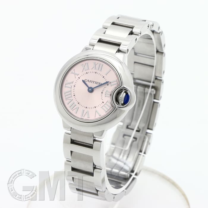 中古)CARTIER カルティエ バロンブルー SM W6920038 ピンク（商品ID
