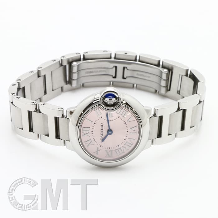 中古)CARTIER カルティエ バロンブルー SM W6920038 ピンク（商品ID