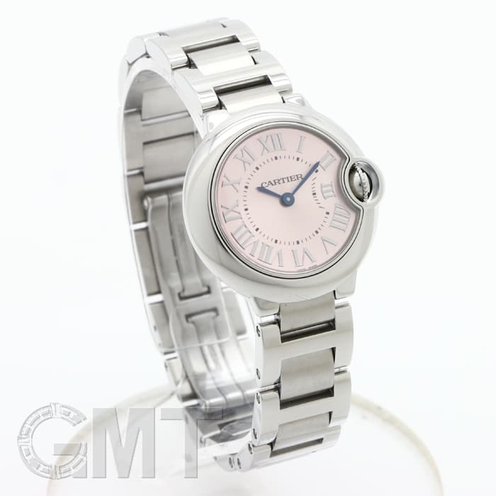 中古)CARTIER カルティエ バロンブルー SM W6920038 ピンク（商品ID