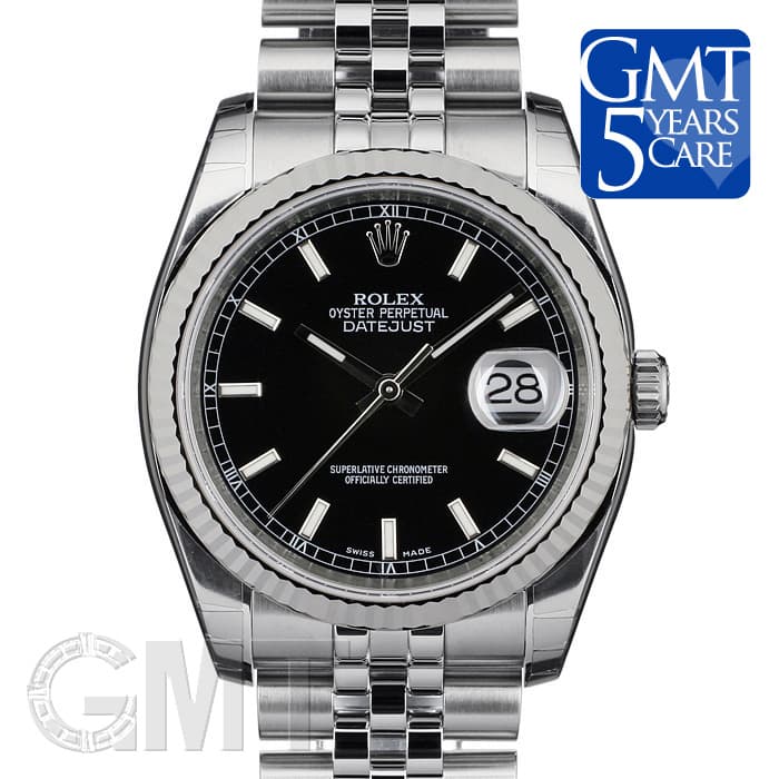 新品)ROLEX ロレックス デイトジャスト 116234 ブラック（商品ID