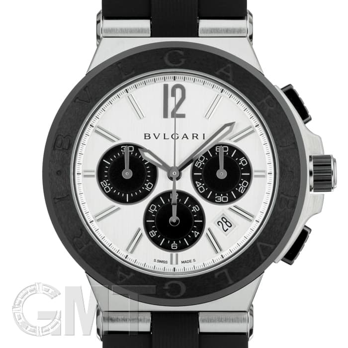 新品)BVLGARI ブルガリ ディアゴノ クロノグラフ DG42C6SCVDCH（商品ID