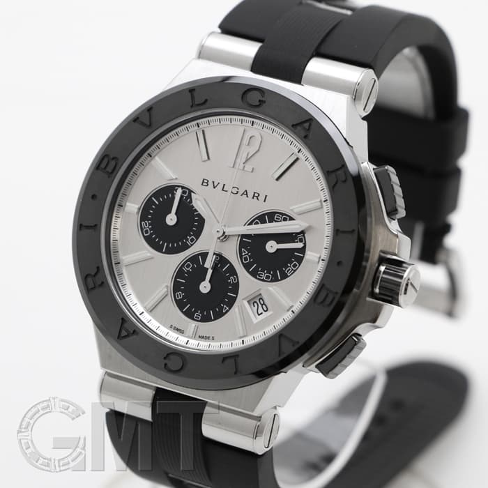 新品)BVLGARI ブルガリ ディアゴノ クロノグラフ DG42C6SCVDCH（商品ID