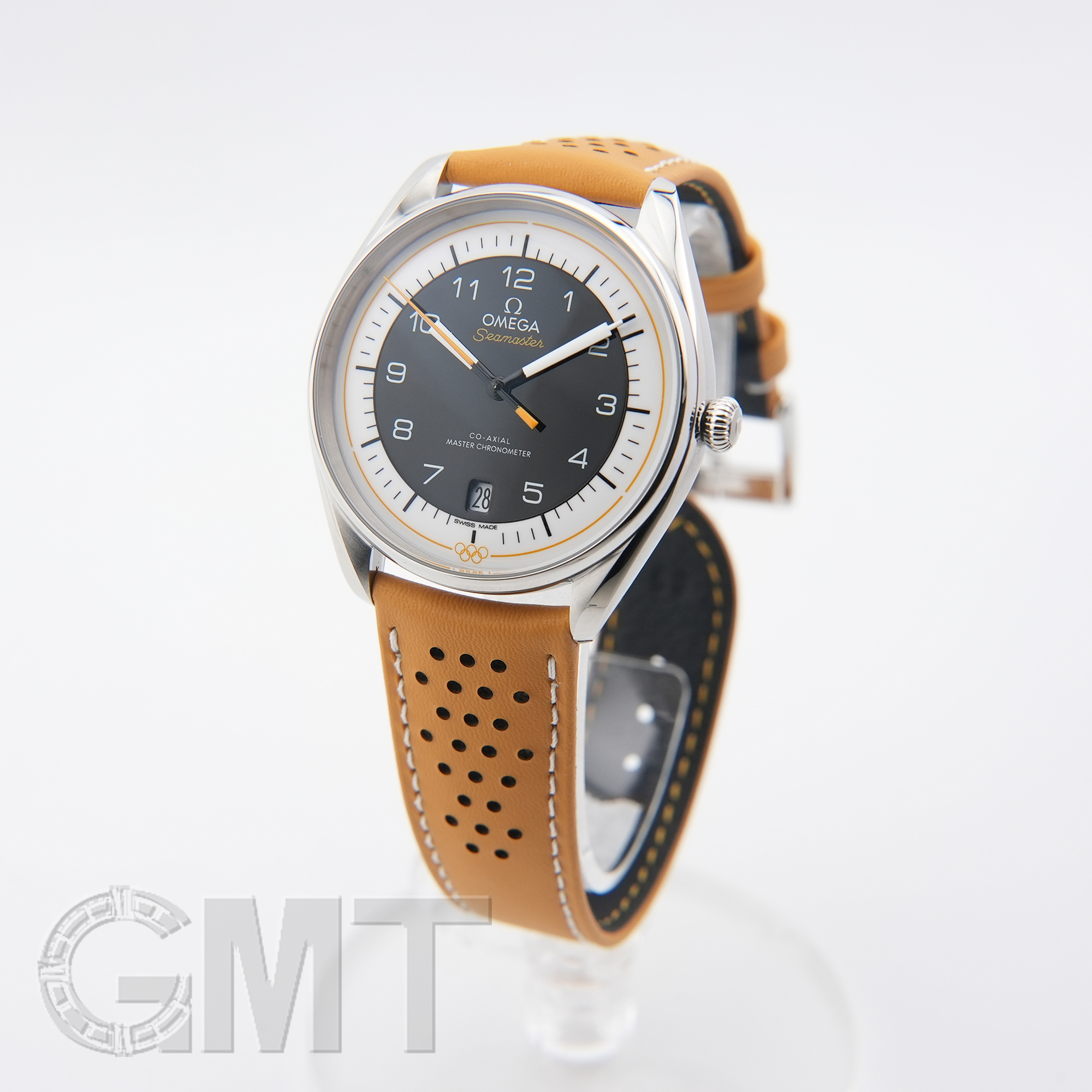 新品)OMEGA オメガ シーマスター オフィシャルタイムキーパー イエロー