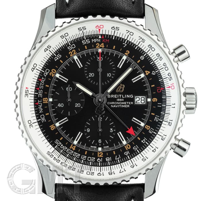 新品)BREITLING ブライトリング ナビタイマー 1 クロノグラフ GMT 46 ...