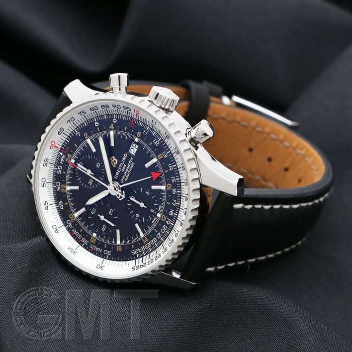 新品)BREITLING ブライトリング ナビタイマー 1 クロノグラフ GMT 46 ...