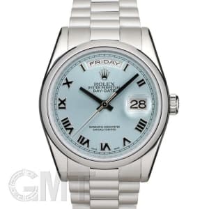 ROLEX ロレックス デイデイト Ref.118206 アイスブルー　ローマ メイン