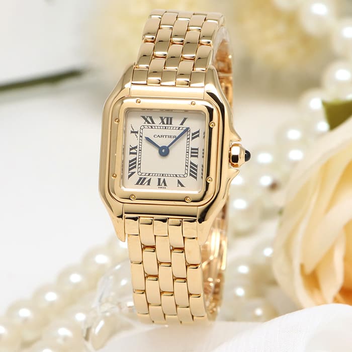 中古)CARTIER カルティエ パンテール SM W25022B9 イエローゴールド 