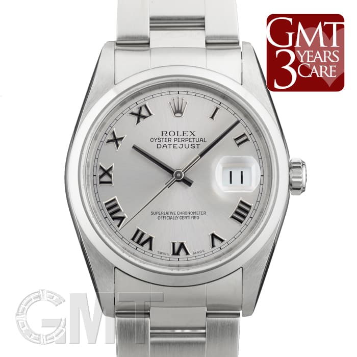 美品 正規品 ロレックス 16200 グレーローマン 中古)ROLEX ロレックス デイトジャスト 16200 グレーローマ（商品ID