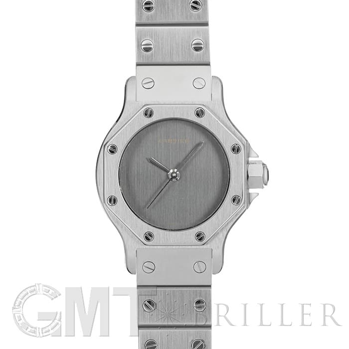 中古)CARTIER カルティエ サントス オクタゴン グレー（商品ID