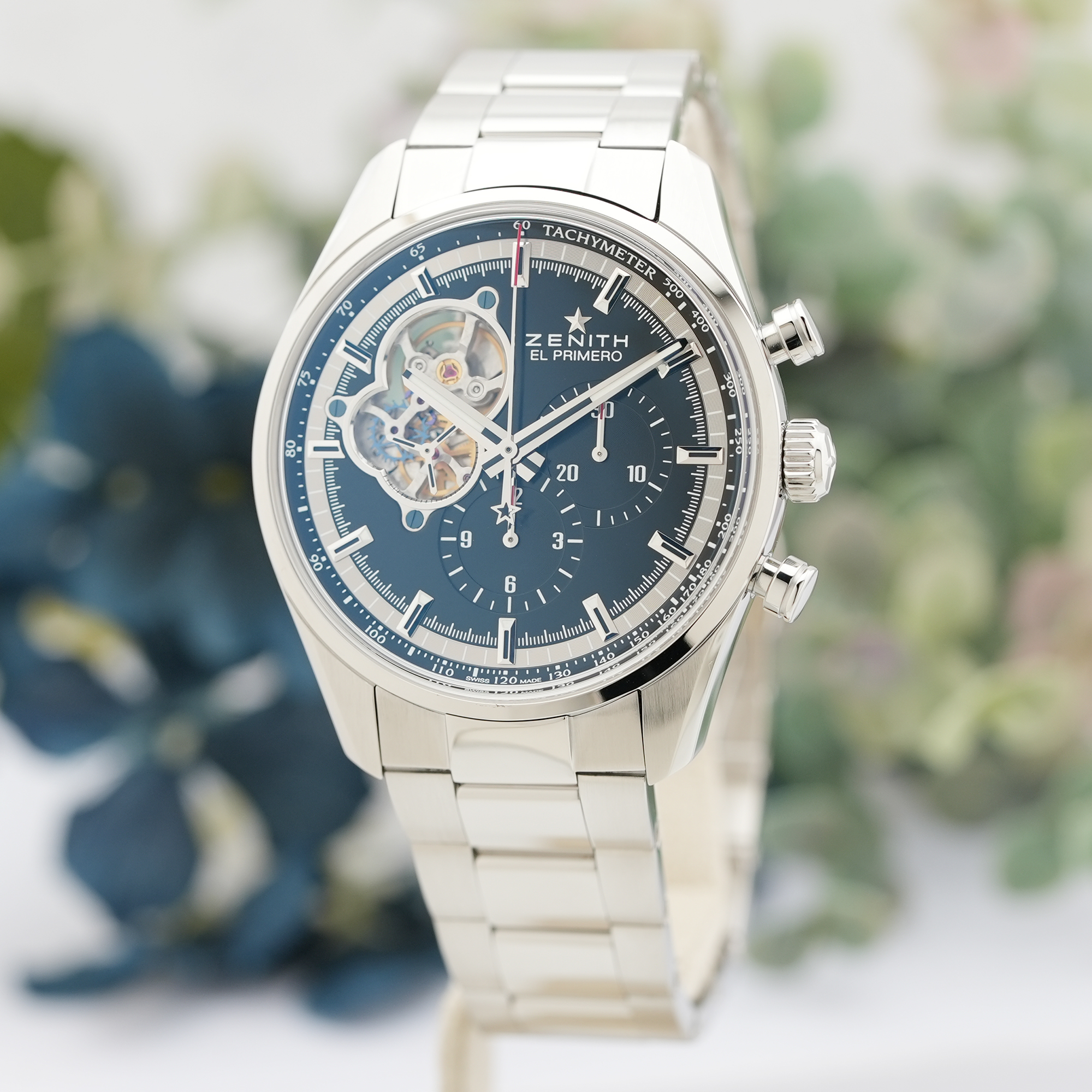 中古)ZENITH ゼニス エル・プリメロ クロノマスター オープン ブラック 