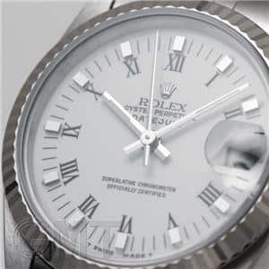 ROLEX ロレックス デイトジャスト Ref.68274　ホワイト プリントローマ メイン
