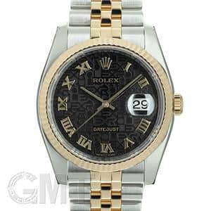 ROLEX ロレックス デイトジャスト 116233 ブラック コンピュータ ローマ メイン