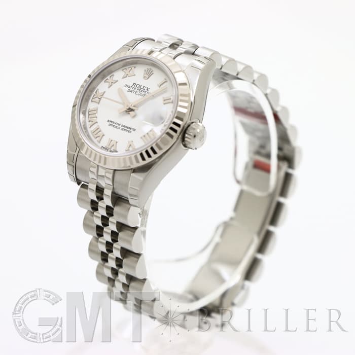 新品)ROLEX ロレックス デイトジャスト 179174 ホワイト ローマ