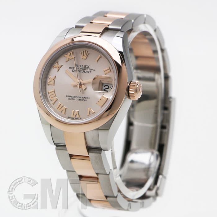 新品)ROLEX ロレックス デイトジャスト 28 279161 ピンクローマ