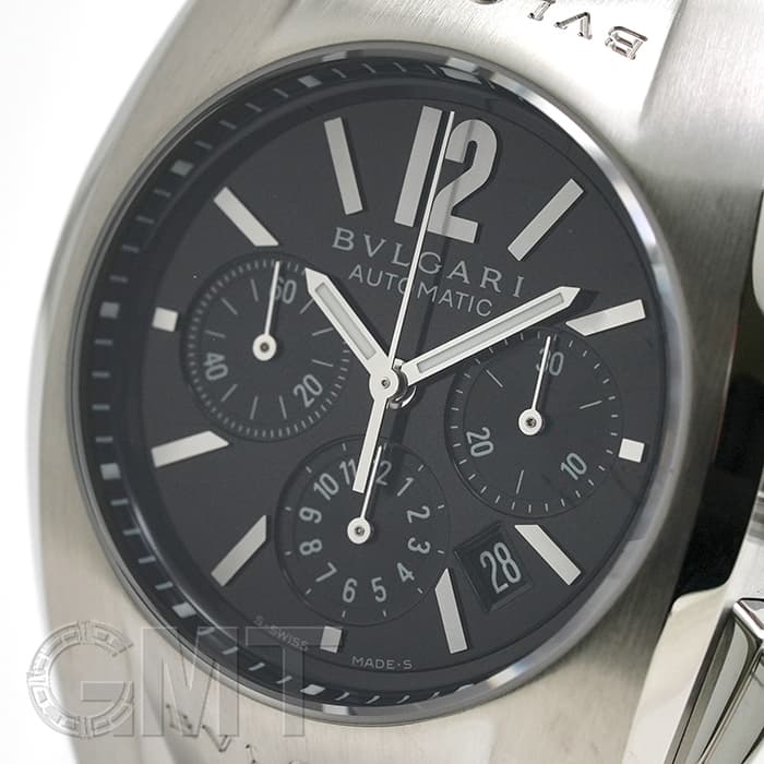 新品)BVLGARI ブルガリ エルゴン クロノグラフ EG35BSSDCH