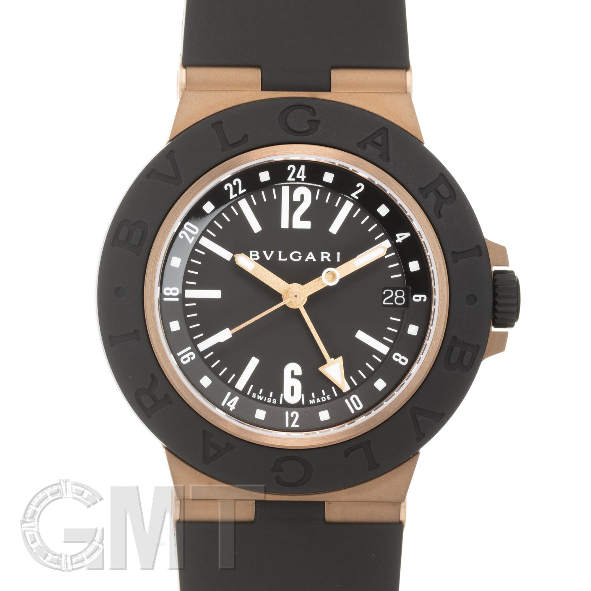 新品)BVLGARI ブルガリ アルミニウム ウォッチ GMT 104241（商品ID