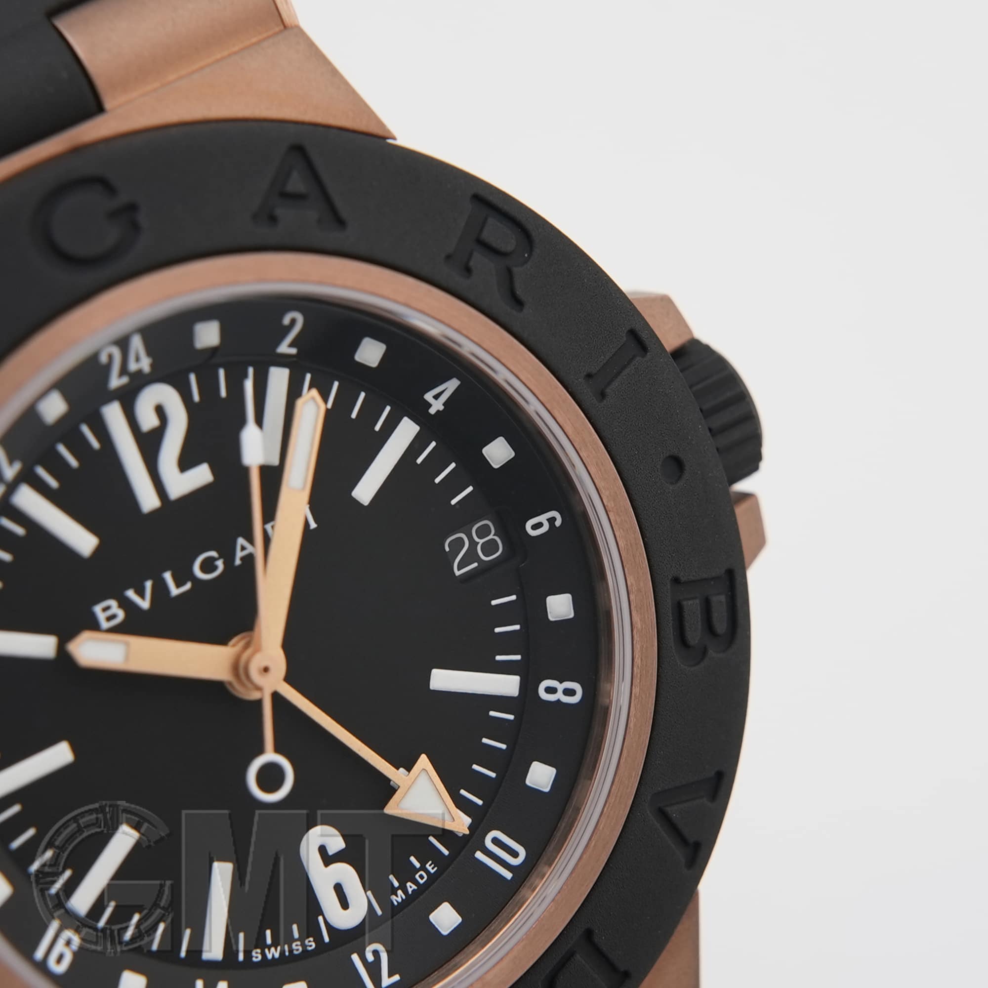 新品)BVLGARI ブルガリ アルミニウム ウォッチ GMT 104241（商品ID