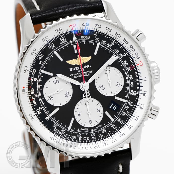 中古)BREITLING ブライトリング ナビタイマー 01 A022B01KBD ブラック