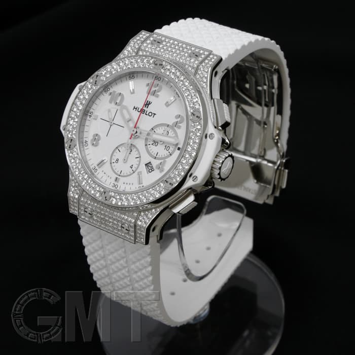 新品)HUBLOT ウブロ ビッグバン サンモリッツ オールホワイト パヴェ